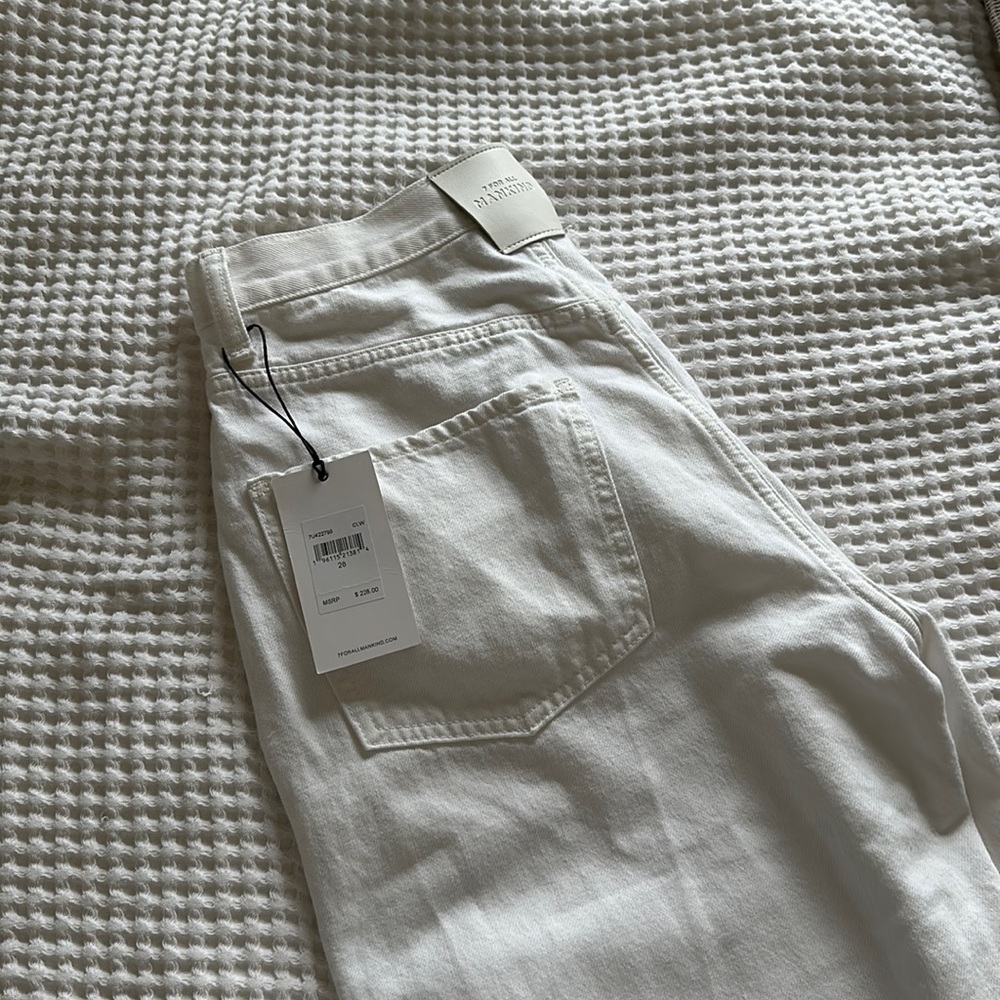 Seven for all Mankind "The Jennifer Jeans" in white